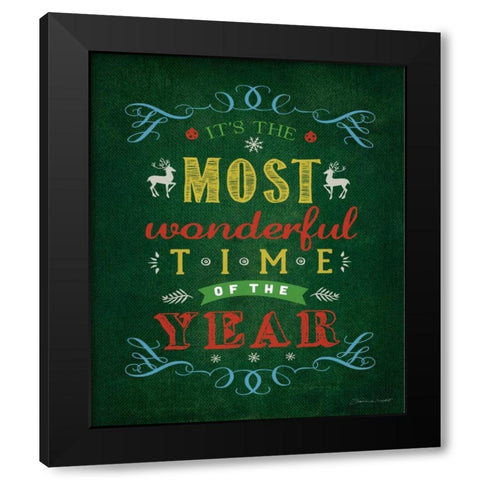 The Most Wonderful Black Modern Wood Framed Art Print with Double Matting by Marrott, Stephanie