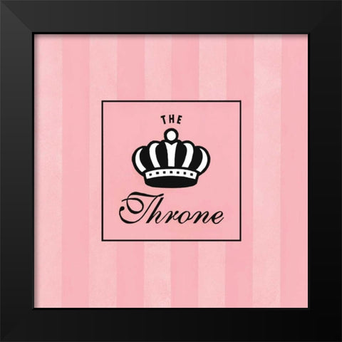 The Throne Black Modern Wood Framed Art Print by Marrott, Stephanie