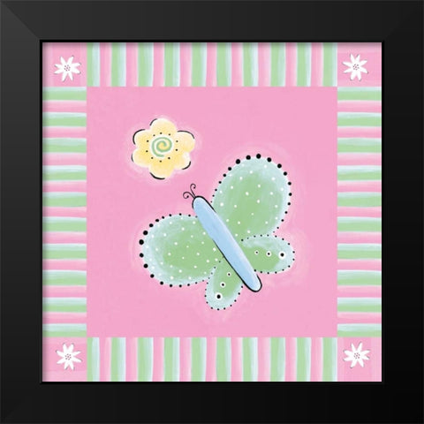 Butterfly III Black Modern Wood Framed Art Print by Marrott, Stephanie