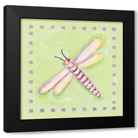 Hummm Black Modern Wood Framed Art Print with Double Matting by Marrott, Stephanie