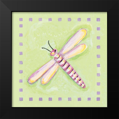 Hummm Black Modern Wood Framed Art Print by Marrott, Stephanie