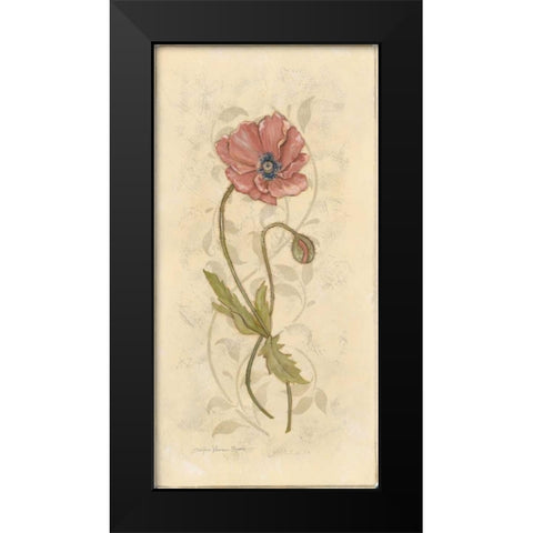 Poppy I Black Modern Wood Framed Art Print by Marrott, Stephanie