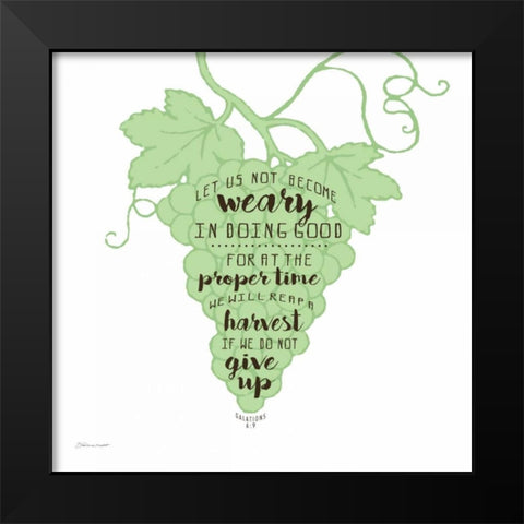 Harvest Black Modern Wood Framed Art Print by Marrott, Stephanie