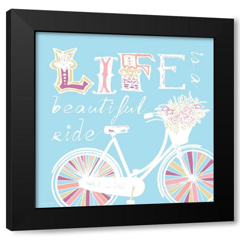 Beautiful Ride Black Modern Wood Framed Art Print with Double Matting by Marrott, Stephanie