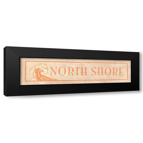 North Shore Black Modern Wood Framed Art Print with Double Matting by Marrott, Stephanie