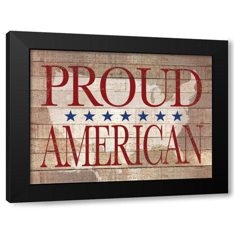 Proud Black Modern Wood Framed Art Print with Double Matting by Marrott, Stephanie