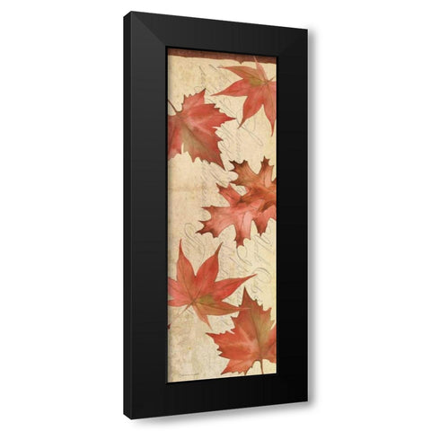 Autumn Collage III Black Modern Wood Framed Art Print with Double Matting by Marrott, Stephanie