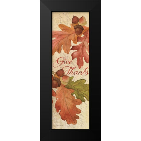 Autumn Collage V Black Modern Wood Framed Art Print by Marrott, Stephanie