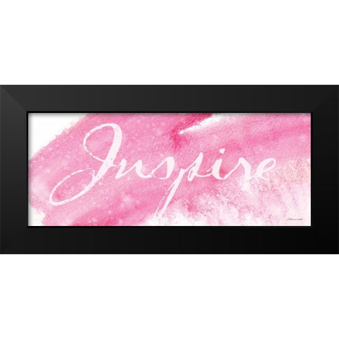 Inspire Black Modern Wood Framed Art Print by Marrott, Stephanie