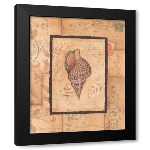 Triton Black Modern Wood Framed Art Print by Marrott, Stephanie