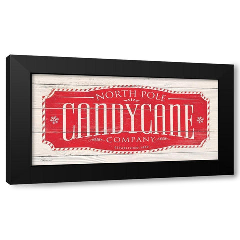 Candy Cane Co. Black Modern Wood Framed Art Print by Marrott, Stephanie