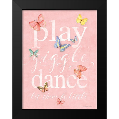 Be Little Black Modern Wood Framed Art Print by Marrott, Stephanie