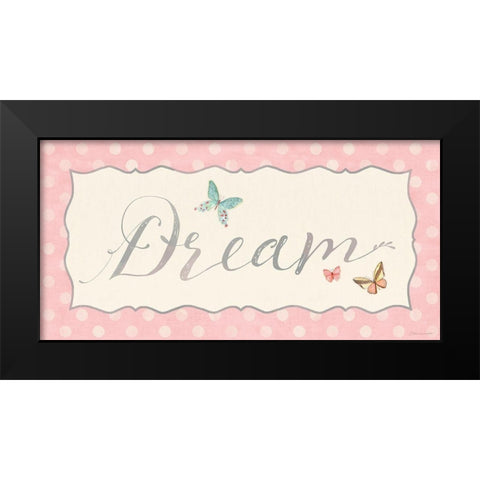 Dream Black Modern Wood Framed Art Print by Marrott, Stephanie