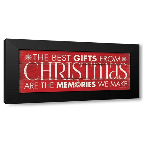 Christmas Memories Black Modern Wood Framed Art Print by Marrott, Stephanie