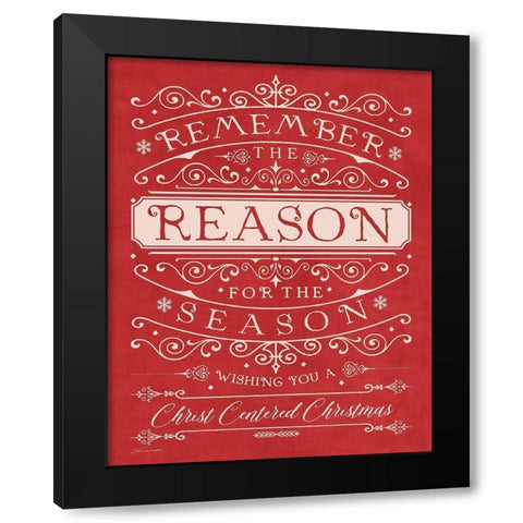 The Reason Black Modern Wood Framed Art Print by Marrott, Stephanie