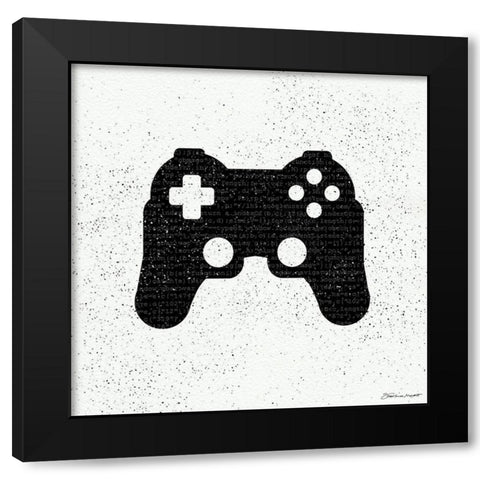 Gaming III Black Modern Wood Framed Art Print with Double Matting by Marrott, Stephanie