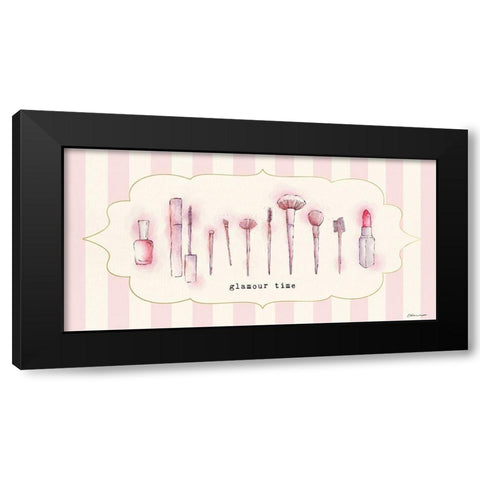 Glamour Time Black Modern Wood Framed Art Print with Double Matting by Marrott, Stephanie