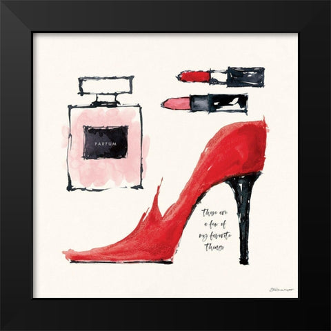 Glamour I Black Modern Wood Framed Art Print by Marrott, Stephanie