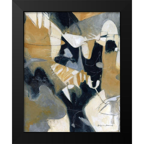 Dance I Black Modern Wood Framed Art Print by Marrott, Stephanie