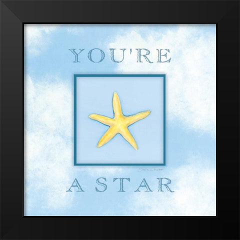 Youre a Star Black Modern Wood Framed Art Print by Marrott, Stephanie