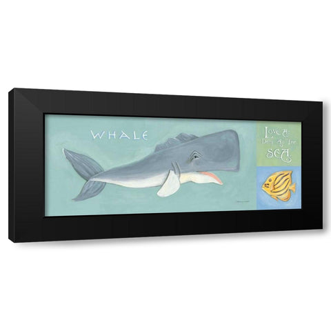 Love as Deep as the Sea Black Modern Wood Framed Art Print with Double Matting by Marrott, Stephanie