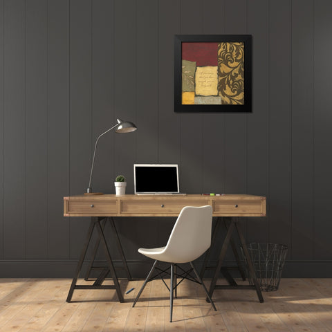 If You Realize Black Modern Wood Framed Art Print by Marrott, Stephanie