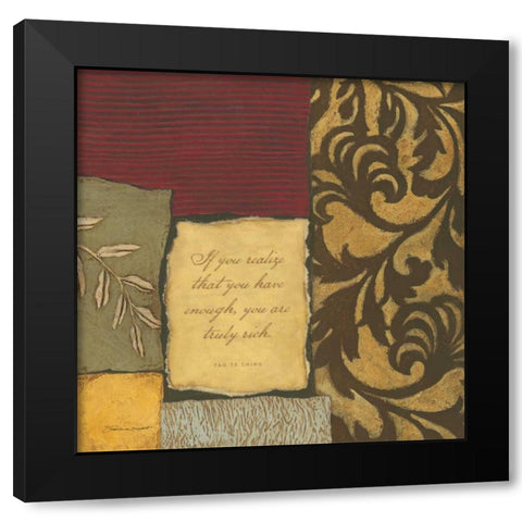 If You Realize Black Modern Wood Framed Art Print with Double Matting by Marrott, Stephanie