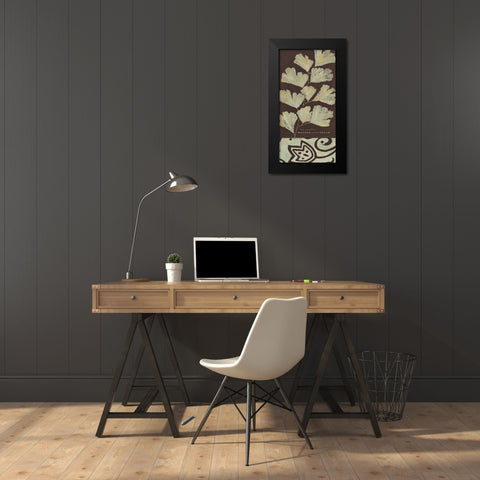 Lose Yourself Black Modern Wood Framed Art Print by Marrott, Stephanie
