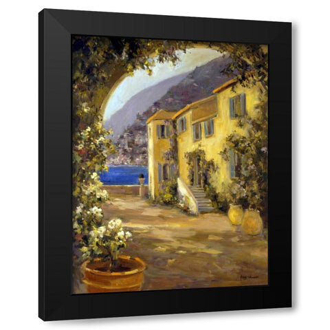 Latin Calm I Black Modern Wood Framed Art Print by Stevens, Allayn