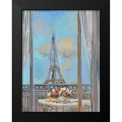 Tower View Black Modern Wood Framed Art Print by Stevens, Allayn