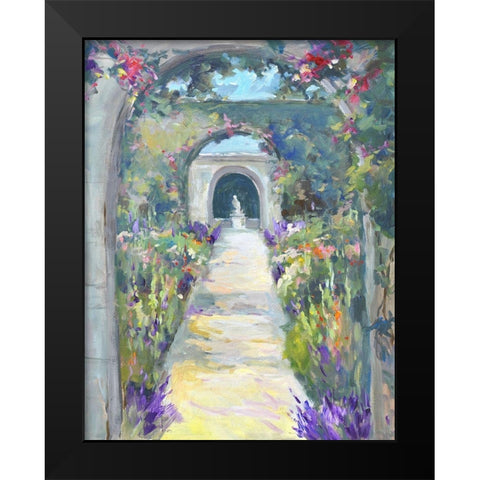 Peaceful Passage Black Modern Wood Framed Art Print by Stevens, Allayn