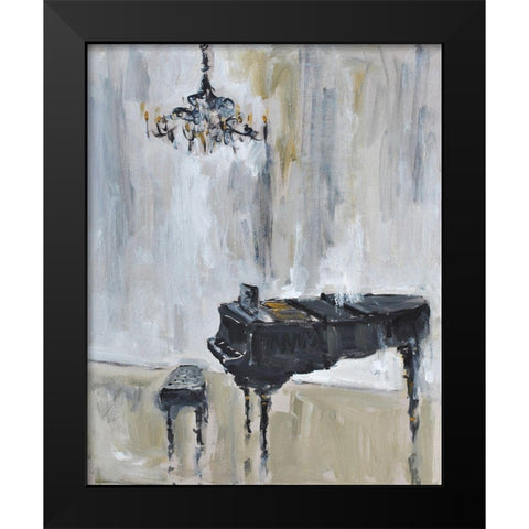 Baby Grand -3 Black Modern Wood Framed Art Print by Stevens, Allayn