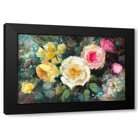 Still Life  4 Black Modern Wood Framed Art Print with Double Matting by Stevens, Allayn