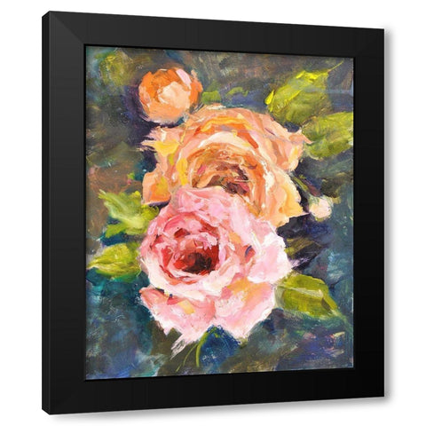 Still Life #2 Black Modern Wood Framed Art Print with Double Matting by Stevens, Allayn