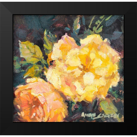 Still Life #4 Black Modern Wood Framed Art Print by Stevens, Allayn