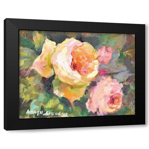 Still Life #10 Black Modern Wood Framed Art Print with Double Matting by Stevens, Allayn