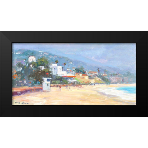 Newport Black Modern Wood Framed Art Print by Stevens, Allayn