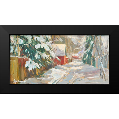 Neighborhood Drive #1 Black Modern Wood Framed Art Print by Stevens, Allayn