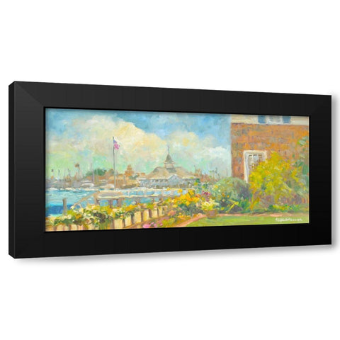 Parisian Carnival Black Modern Wood Framed Art Print by Stevens, Allayn