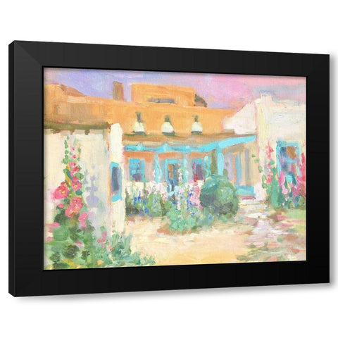 Desert Villa Black Modern Wood Framed Art Print by Stevens, Allayn
