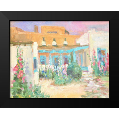 Desert Villa Black Modern Wood Framed Art Print by Stevens, Allayn