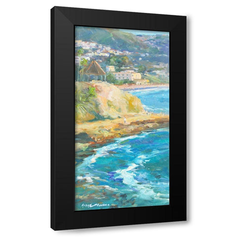 Afternoon Set Black Modern Wood Framed Art Print by Stevens, Allayn