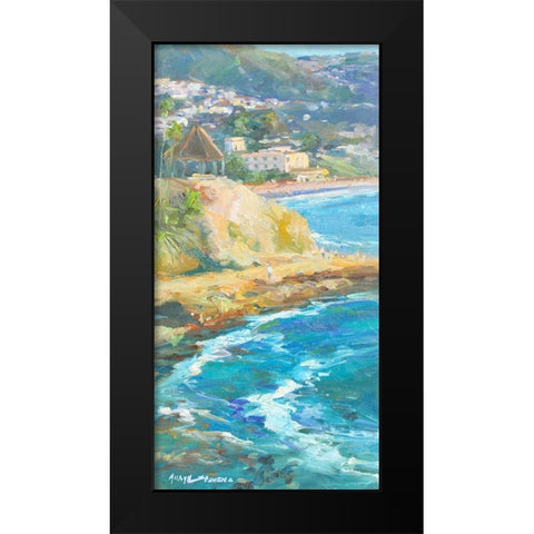 Afternoon Set Black Modern Wood Framed Art Print by Stevens, Allayn