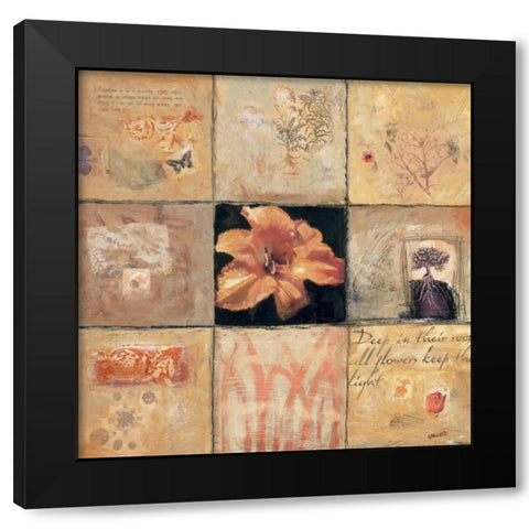 Golden Light 1 Black Modern Wood Framed Art Print with Double Matting by Bagnato, Judi