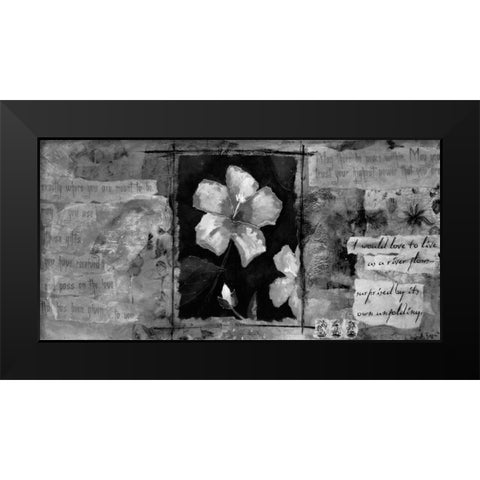 Spring Paradise 1 Black Modern Wood Framed Art Print by Bagnato, Judi
