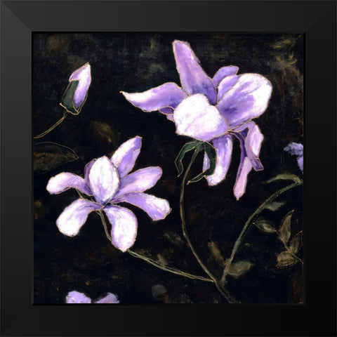 First Impressions 1 Black Modern Wood Framed Art Print by Bagnato, Judi