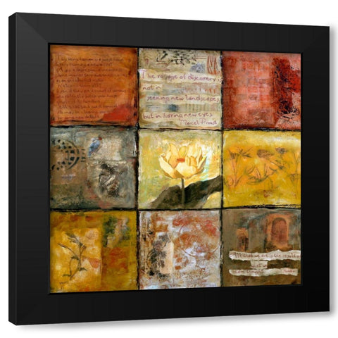New Delight 2 Black Modern Wood Framed Art Print by Bagnato, Judi