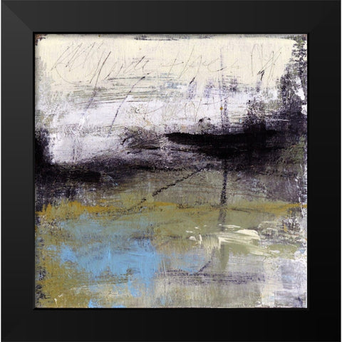 Lost and Found Black Modern Wood Framed Art Print by Bagnato, Judi
