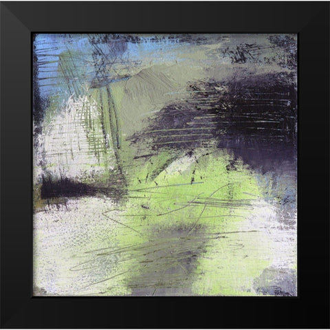 Emergence Black Modern Wood Framed Art Print by Bagnato, Judi