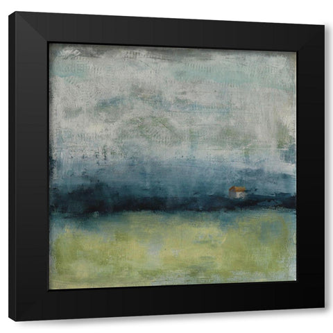 Here At Last Black Modern Wood Framed Art Print with Double Matting by Bagnato, Judi
